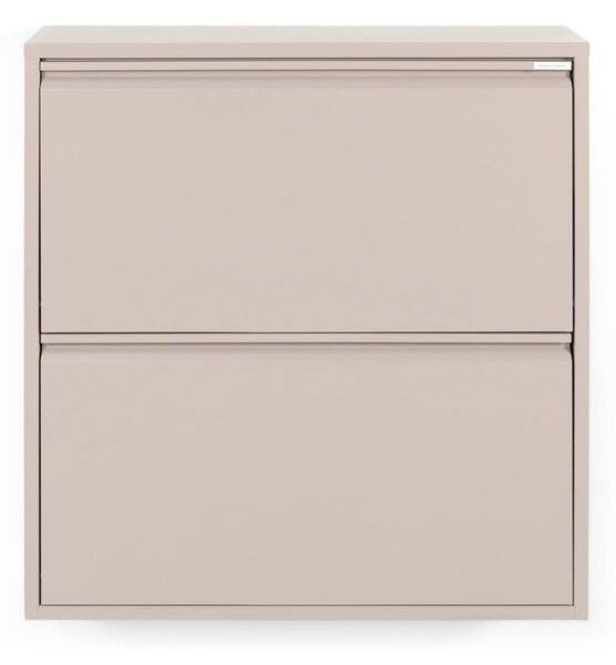 Taupe kovový výklopný botník 75x77,5x22,5 cm Billy – Spinder Design