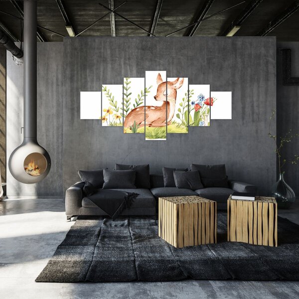 Obraz - Malý srneček (210x100 cm)