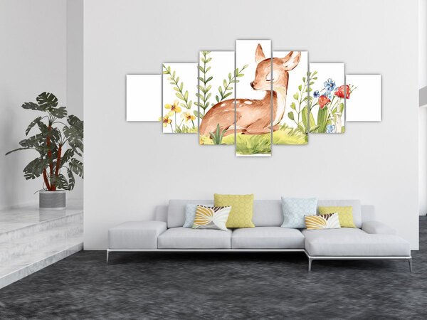 Obraz - Malý srneček (210x100 cm)