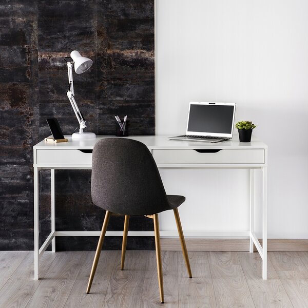 Stolní lampa Kobi bílá nastavitelná 60W E27
