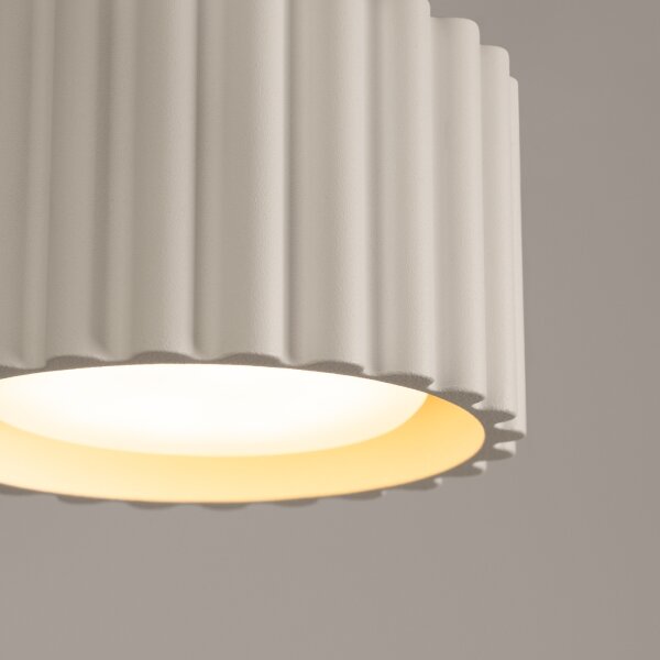 Sollux SL.1792 - Bodové svítidlo AURA 1xGX53/10W/230V 6 cm krémová