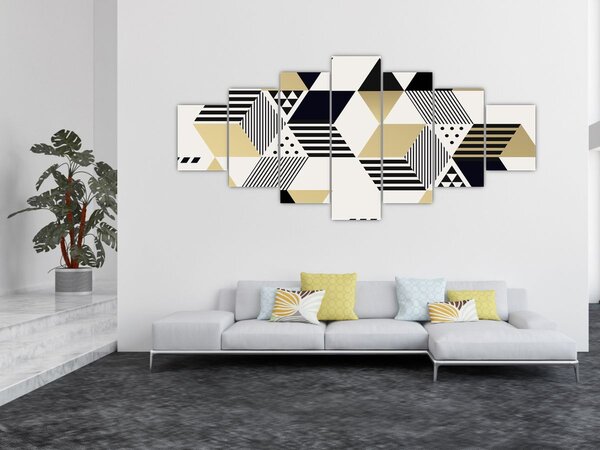 Obraz - Geometrické tvary N⁰1 (210x100 cm)