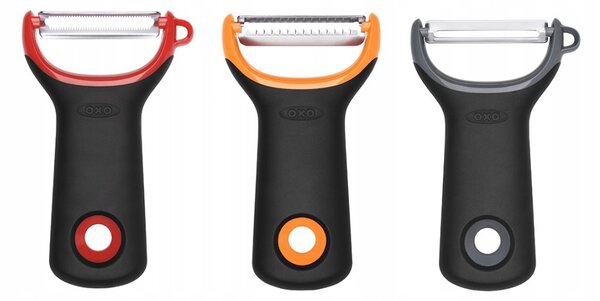 Sada 3 ks škrabek Y Černá-Multicolor Good Grips Oxo