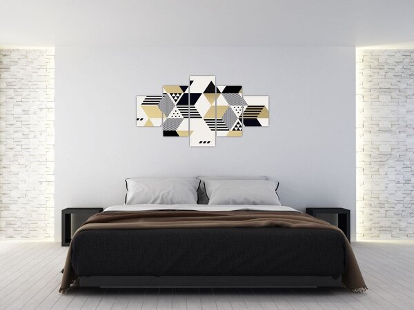 Obraz - Geometrické tvary N⁰1 (125x70 cm)