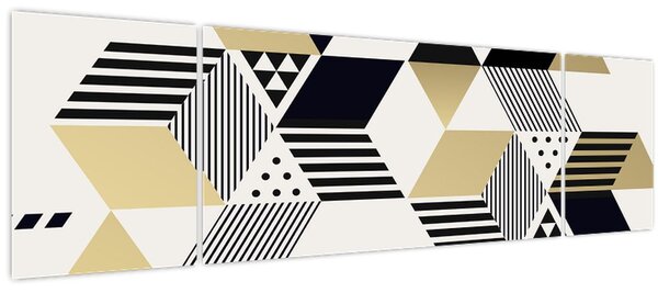 Obraz - Geometrické tvary N⁰1 (170x50 cm)