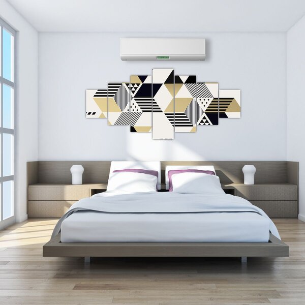 Obraz - Geometrické tvary N⁰1 (210x100 cm)