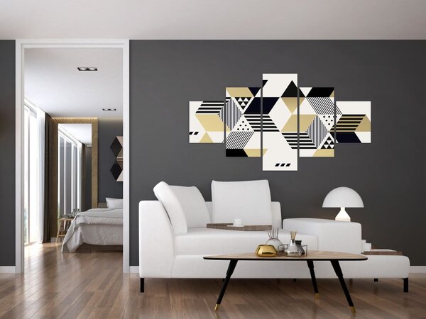 Obraz - Geometrické tvary N⁰1 (125x70 cm)