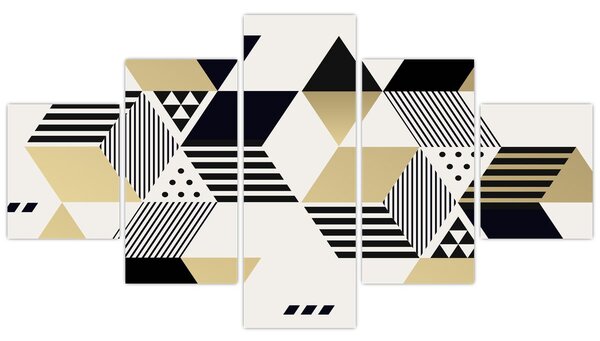 Obraz - Geometrické tvary N⁰1 (125x70 cm)
