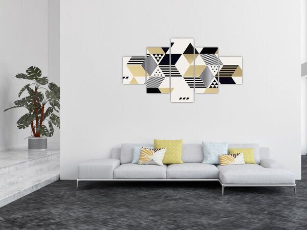 Obraz - Geometrické tvary N⁰1 (125x70 cm)