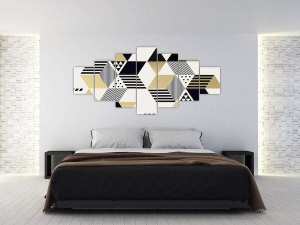 Obraz - Geometrické tvary N⁰1 (210x100 cm)