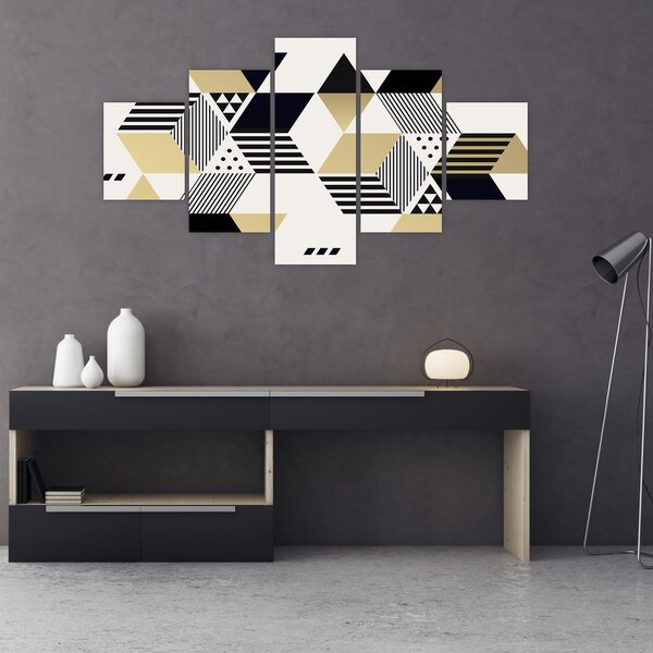 Obraz - Geometrické tvary N⁰1 (125x70 cm)