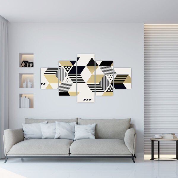 Obraz - Geometrické tvary N⁰1 (125x70 cm)