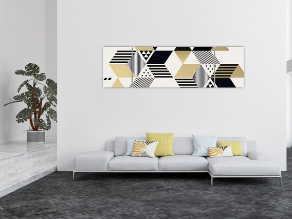 Obraz - Geometrické tvary N⁰1 (170x50 cm)
