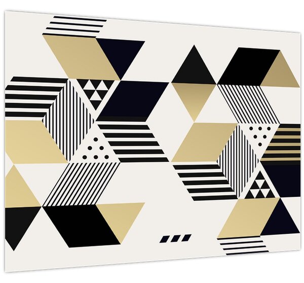 Obraz - Geometrické tvary N⁰1 (70x50 cm)