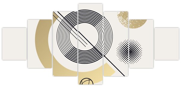 Obraz - Geometrické tvary N⁰2 (210x100 cm)