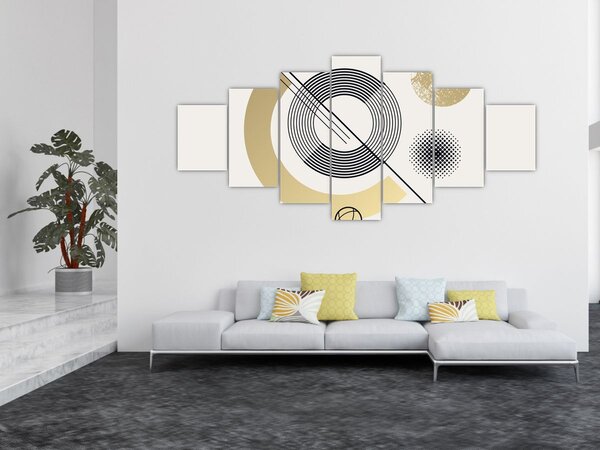 Obraz - Geometrické tvary N⁰2 (210x100 cm)