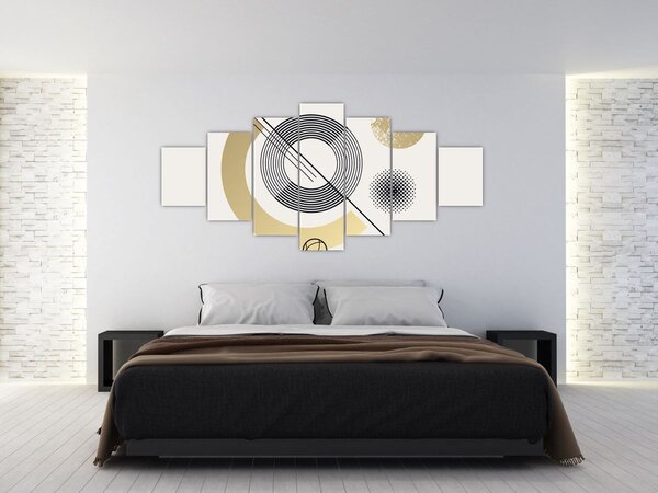 Obraz - Geometrické tvary N⁰2 (210x100 cm)
