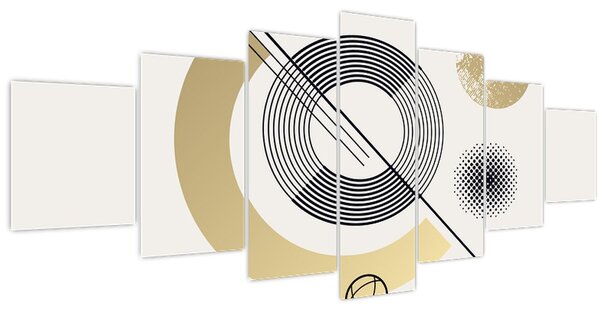 Obraz - Geometrické tvary N⁰2 (210x100 cm)