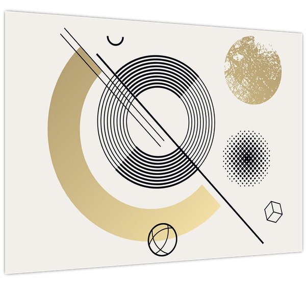 Obraz - Geometrické tvary N⁰2 (70x50 cm)