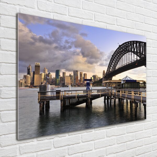 Foto obraz sklo tvrzené Most v Sidney osh-90745371