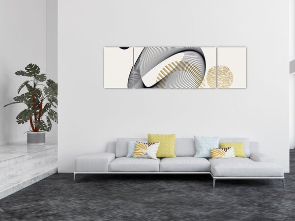 Obraz - Geometrické tvary N⁰3 (170x50 cm)