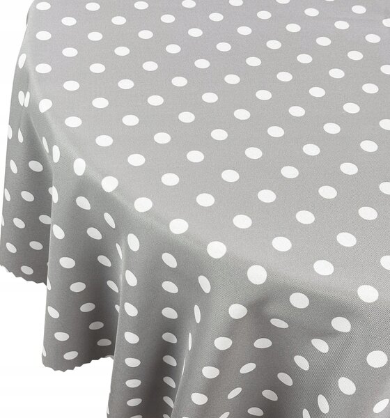 Ubrus odolný proti skvrnám 140 cm x 140 cm kulatý