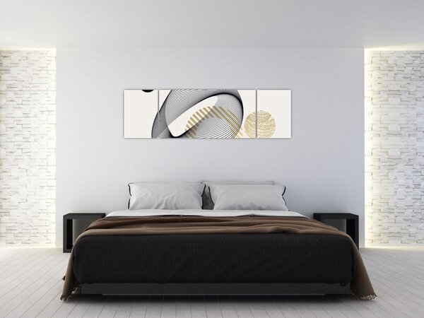 Obraz - Geometrické tvary N⁰3 (170x50 cm)