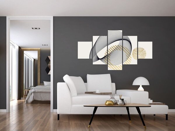 Obraz - Geometrické tvary N⁰3 (125x70 cm)