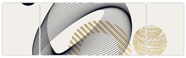 Obraz - Geometrické tvary N⁰3 (170x50 cm)