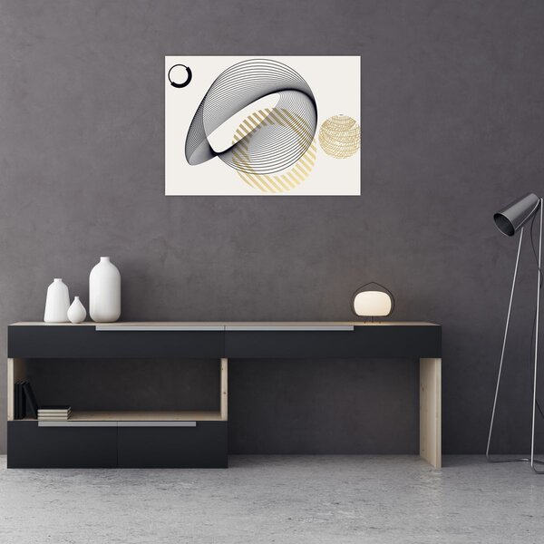 Obraz - Geometrické tvary N⁰3 (70x50 cm)