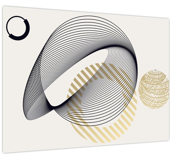 Obraz - Geometrické tvary N⁰3 (70x50 cm)