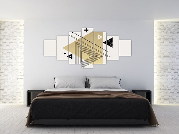 Obraz - Geometrické tvary N⁰4 (210x100 cm)