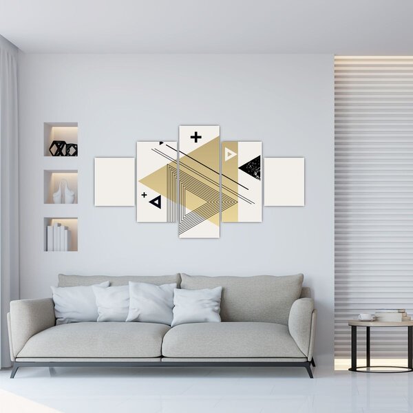 Obraz - Geometrické tvary N⁰4 (125x70 cm)