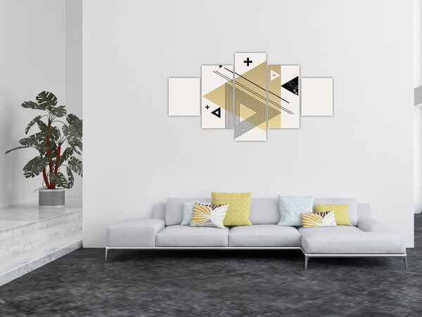 Obraz - Geometrické tvary N⁰4 (125x70 cm)