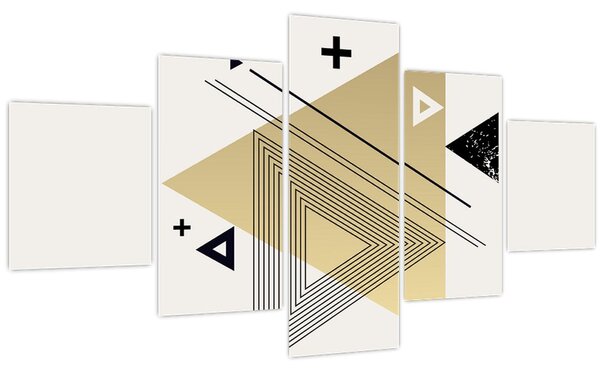 Obraz - Geometrické tvary N⁰4 (125x70 cm)