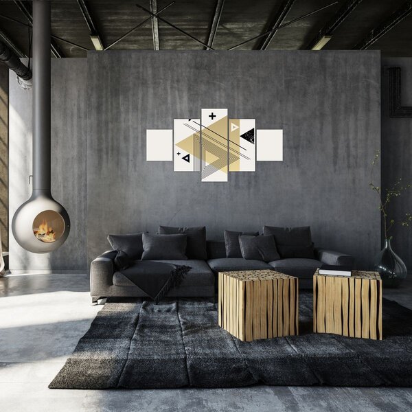 Obraz - Geometrické tvary N⁰4 (125x70 cm)