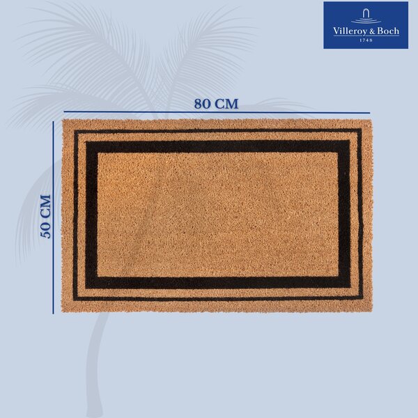 Villeroy & Boch, Rohožka Villeroy & Boch 106117 Cocos – na ven i na doma, 80x50, hnědá, chodba / předsíň