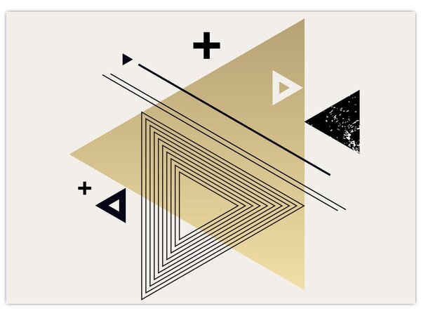 Obraz - Geometrické tvary N⁰4 (70x50 cm)