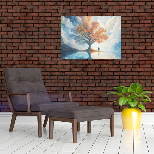 Obraz - Strom života a lásky (70x50 cm)