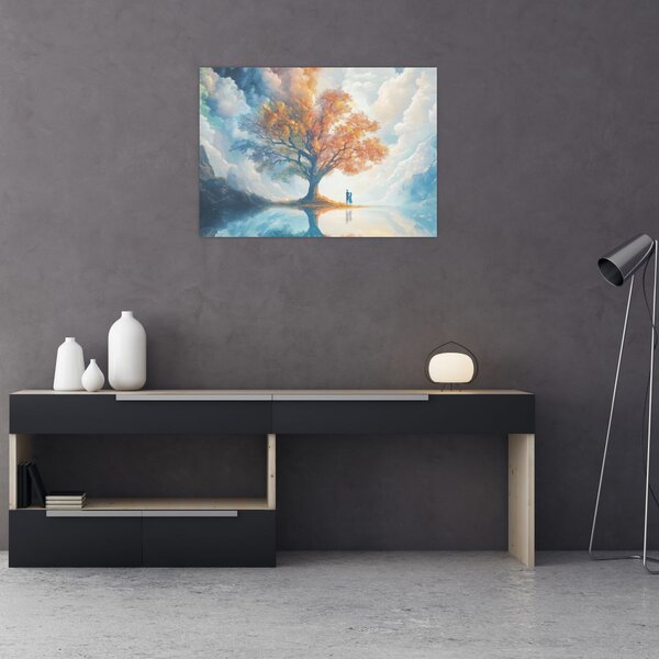 Obraz - Strom života a lásky (70x50 cm)