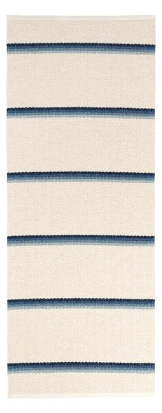 Modro-krémový vnitřní a venkovní běhoun 70x180 cm Olle Blue Vanilla – Pappelina