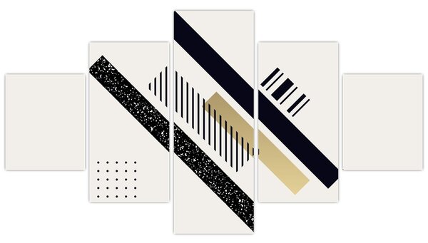 Obraz - Geometrické tvary N⁰5 (125x70 cm)