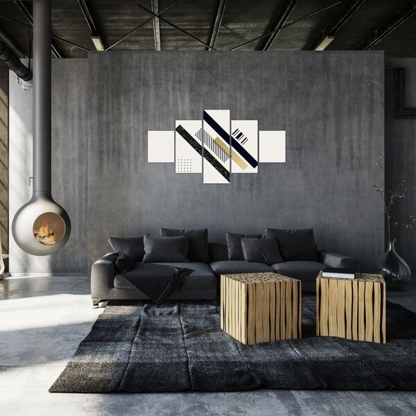 Obraz - Geometrické tvary N⁰5 (125x70 cm)