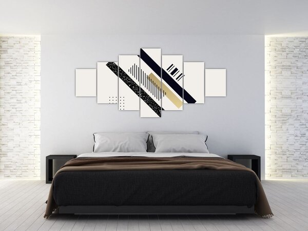 Obraz - Geometrické tvary N⁰5 (210x100 cm)