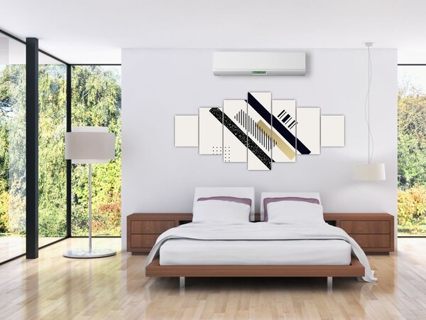 Obraz - Geometrické tvary N⁰5 (210x100 cm)
