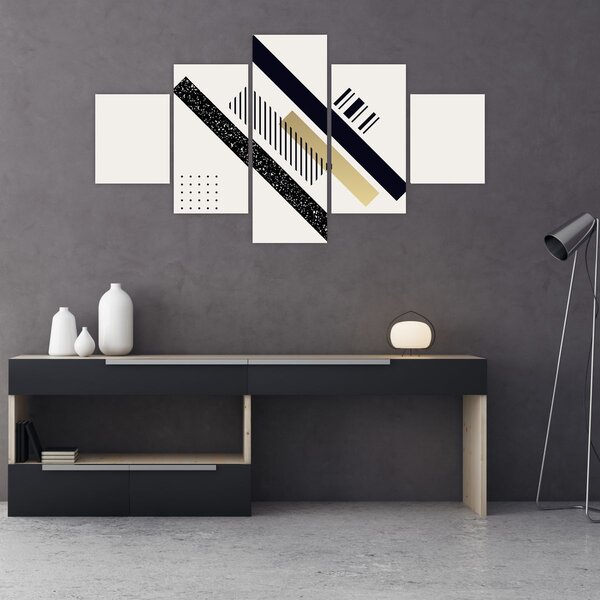 Obraz - Geometrické tvary N⁰5 (125x70 cm)