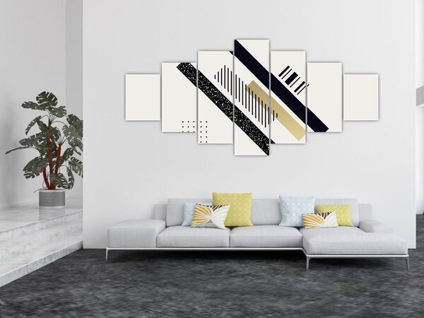 Obraz - Geometrické tvary N⁰5 (210x100 cm)
