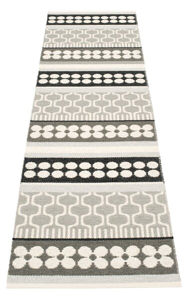 Šedo-krémový vnitřní a venkovní běhoun 70x270 cm Asta Warm Grey – Pappelina