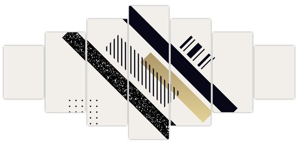 Obraz - Geometrické tvary N⁰5 (210x100 cm)