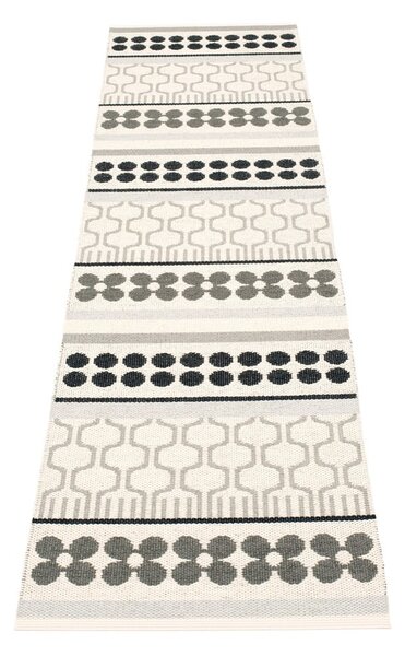Šedo-krémový vnitřní a venkovní běhoun 70x270 cm Asta Warm Grey – Pappelina